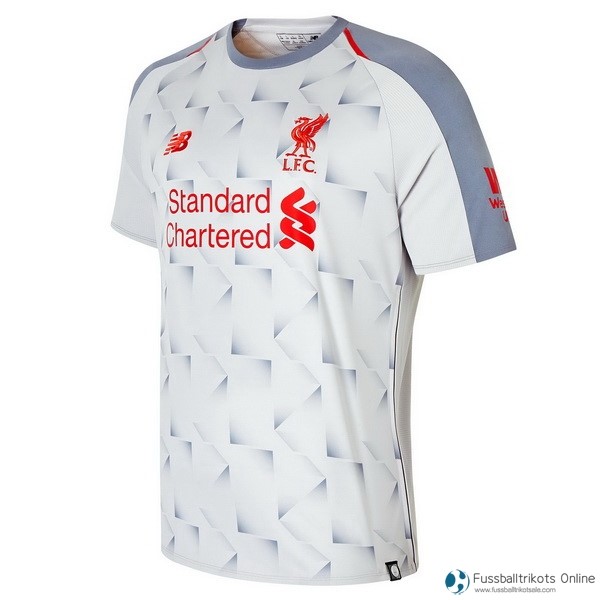 Liverpool Trikot Ausweich 2018-19 Weiß Fussballtrikots Günstig